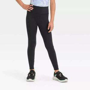 All in Motion Girls' Everyday Soft Leggings - Black XS
